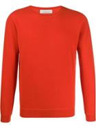Laneus Crew-neck Cashmere Sweater - Orange
