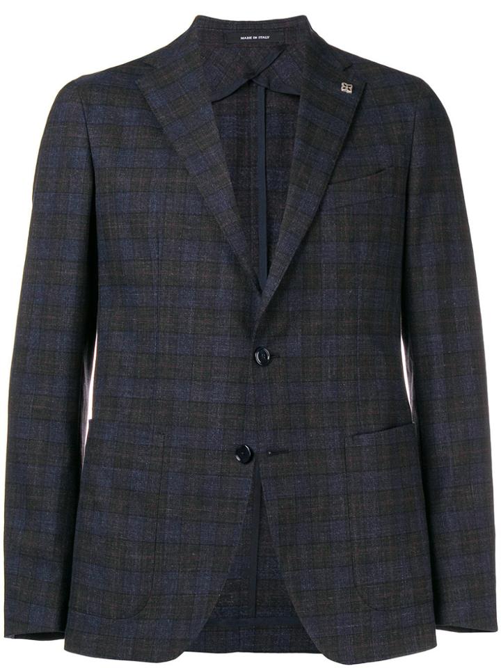 Tagliatore Classic Single-breasted Blazer - Blue