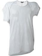 Unconditional Asymmetric Draped T-shirt, Men's, Size: Xl, Grey, Cotton