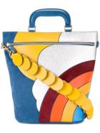 Anya Hindmarch Cloud Orsett Tote, Women's, Blue, Calf Leather