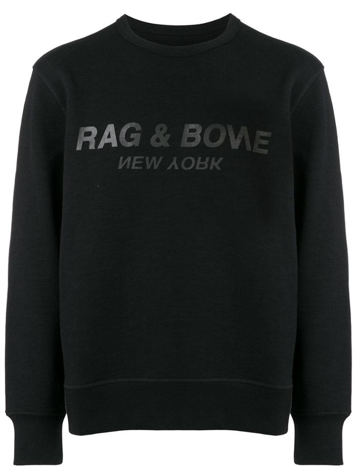 Rag & Bone Long Sleeved Jumper - Black