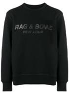 Rag & Bone Long Sleeved Jumper - Black