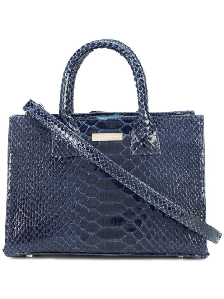 Elisabeth Weinstock Glazed Mini Tote - Blue