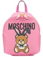 Moschino Teddy Playboy Backpack - Pink & Purple