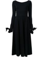G.v.g.v. 'jersey' Cuff Dress, Women's, Size: Xs, Black, Nylon/polyurethane/rayon