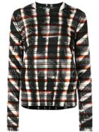 Proenza Schouler Graphic Striped Top - Black