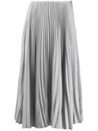 Fendi Sunray Pleated Skirt - Grey