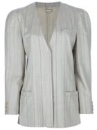 Krizia Vintage Pin Stripe Skirt Suit - Brown