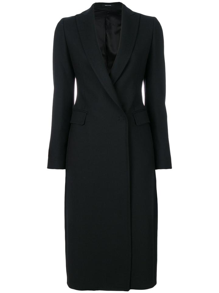 Tagliatore Tuxedo Coat - Black
