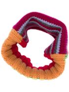Colville Panelled Chunky Knit Snood - Green