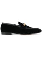 Tom Ford Valois Chain Trim Loafers - Black
