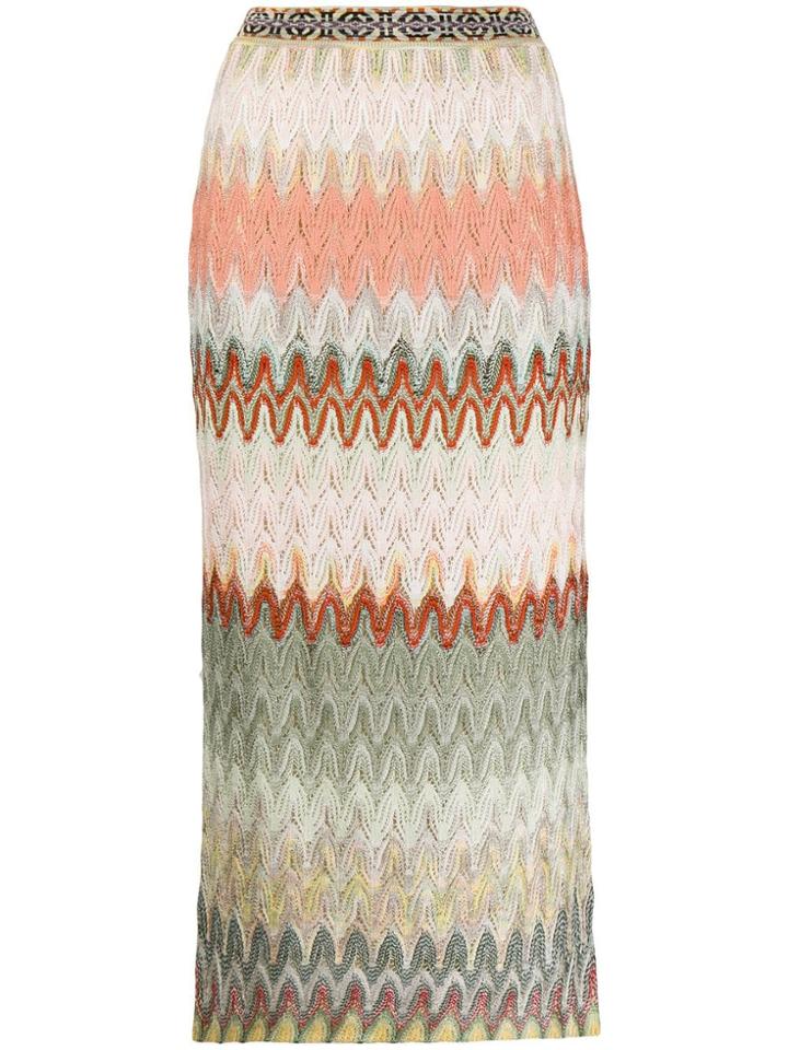 Missoni Fine Knit Skirt - Green