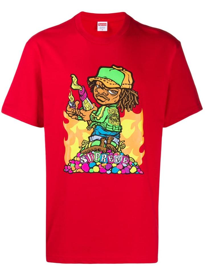 Supreme Molotov Kid T-shirt - Red