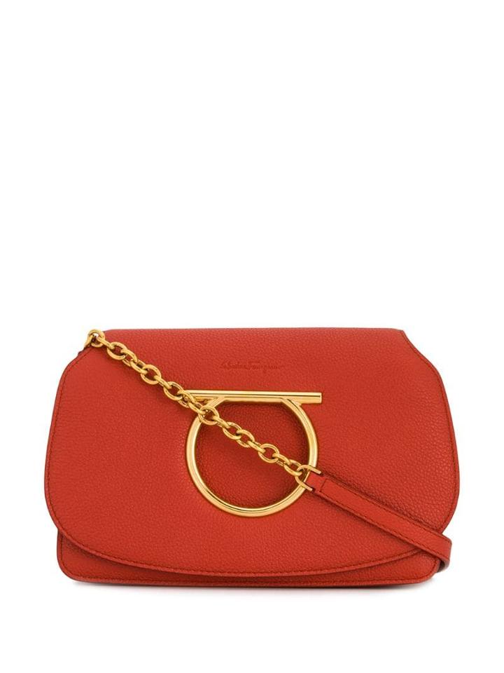 Salvatore Ferragamo Gancini Mini Bag - Orange