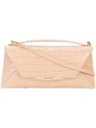 Tyler Ellis Aimee Handle Large Clutch - Nude & Neutrals