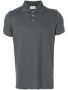 Saint Laurent Fitted Polo Top - Grey