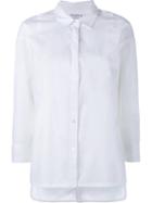 Frame Denim Over-sized Cotton Poplin Shirt, Women's, Size: Medium, White, Cotton