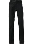 Ermanno Scervino Coated Straight-leg Jeans - Black