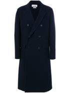Loewe Double Breasted Coat - Blue