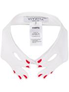 Vivetta Cernia Embroidered Hand Collar - White