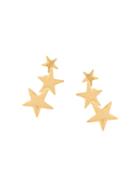 Kenneth Jay Lane Triple Star Earrings - Gold