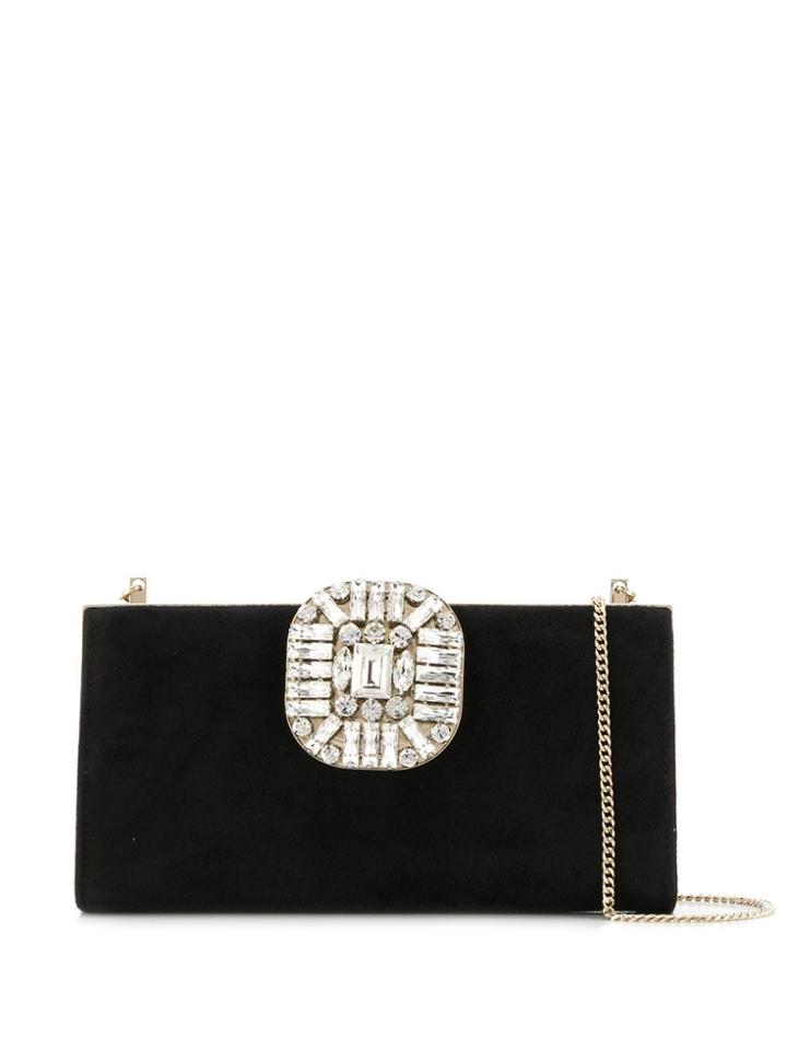 Jimmy Choo Leonis Clutch Bag - Black