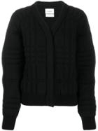 Barrie Quilted Bomber Jacket - Black