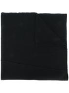 Isabel Benenato Knitted Scarf - Black