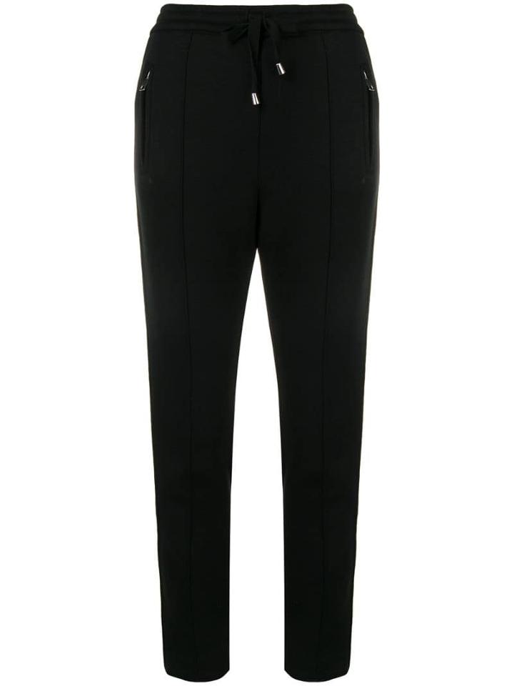 Ermanno Ermanno Cropped Drawstring Pants - Black