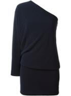 Jay Ahr Asymmetric Dress, Women's, Size: 38, Blue, Polyester/silk/spandex/elastane