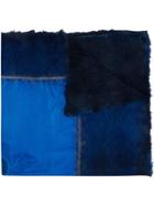 Avant Toi Two-tone Scarf - Blue