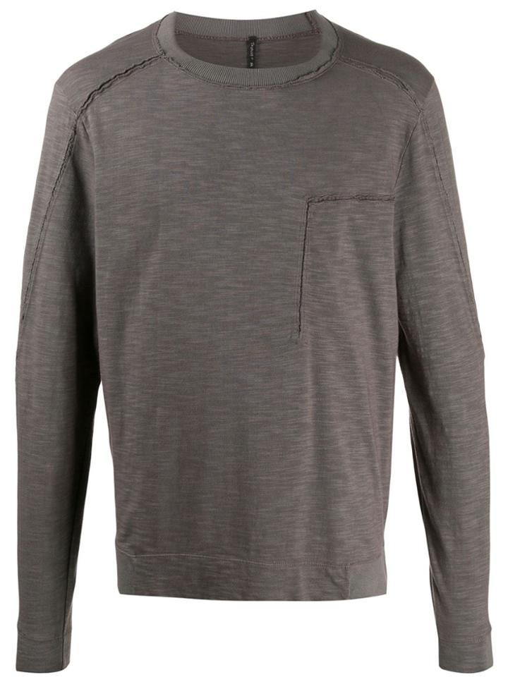 Transit Exposed Seam Jumper - Grey