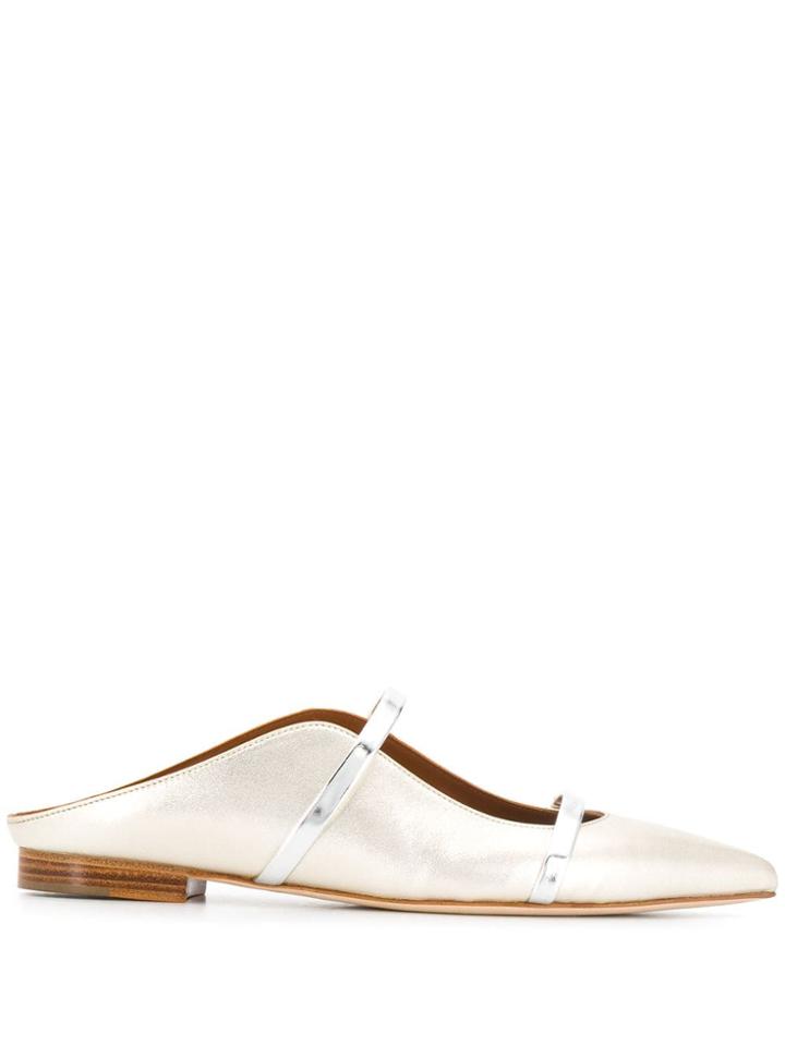Malone Souliers Maureen Ballerinas - Silver