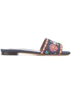 Tabitha Simmons Patterned Sandals - Multicolour