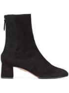 Aquazzura Mid-calf Block Heel Boots - Black