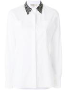Mantu Embellished Collar Shirt - White