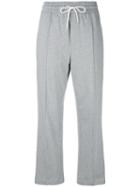 Haus By Ggdb - Wide Leg Track Pants - Women - Cotton - S, Grey, Cotton