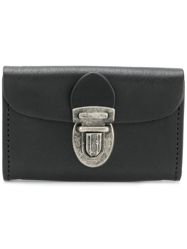 Ann Demeulemeester Blanche Antique Lock Wallet - Black