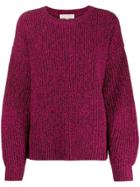 Michael Michael Kors Loose-fit Knitted Jumper - Pink