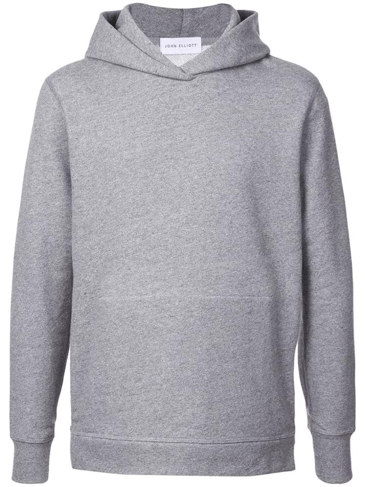 John Elliott Longsleeved Hoodie - Grey