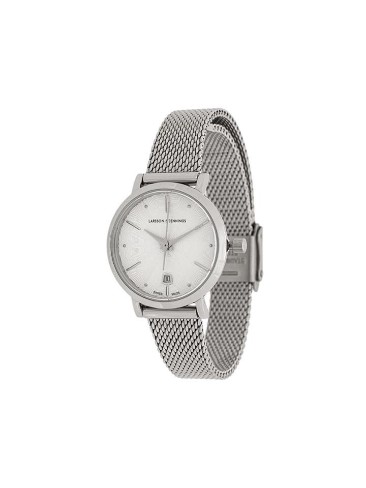 Larsson & Jennings Aurora Silver Milanese 26mm Watch