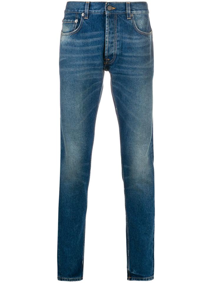 Htc Los Angeles Mid-rise Skinny Jeans - Blue
