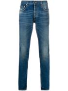 Htc Los Angeles Mid-rise Skinny Jeans - Blue