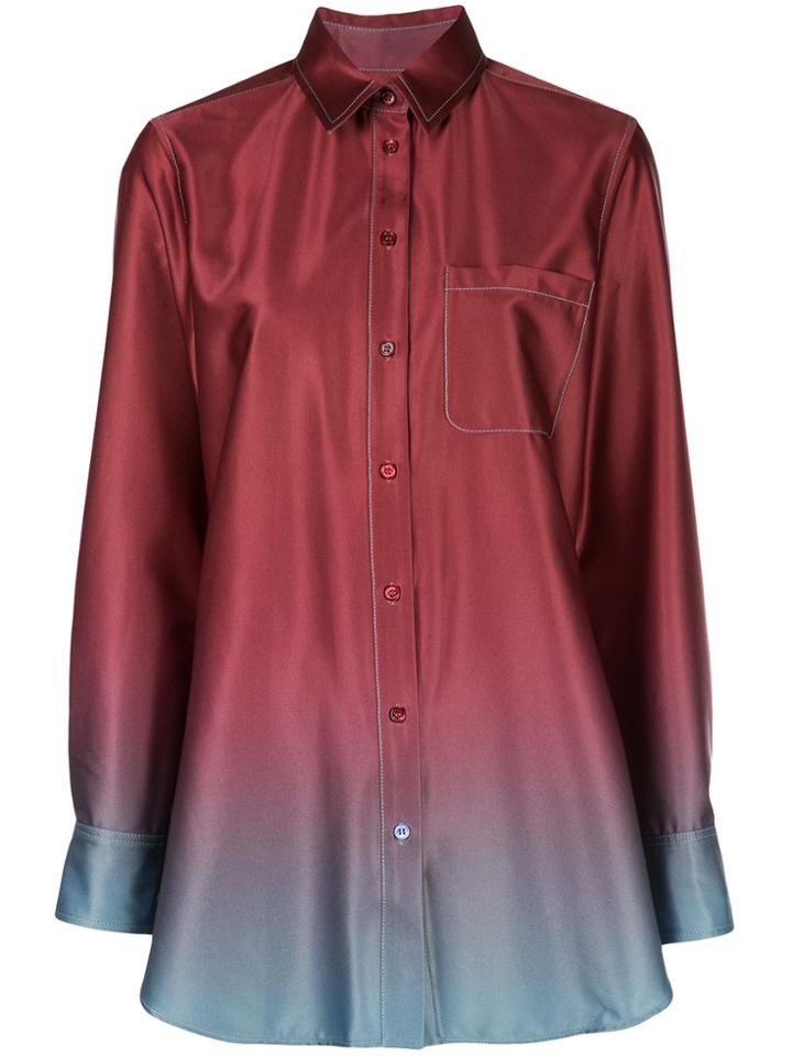 Sies Marjan Dip-dye Shirt - Red