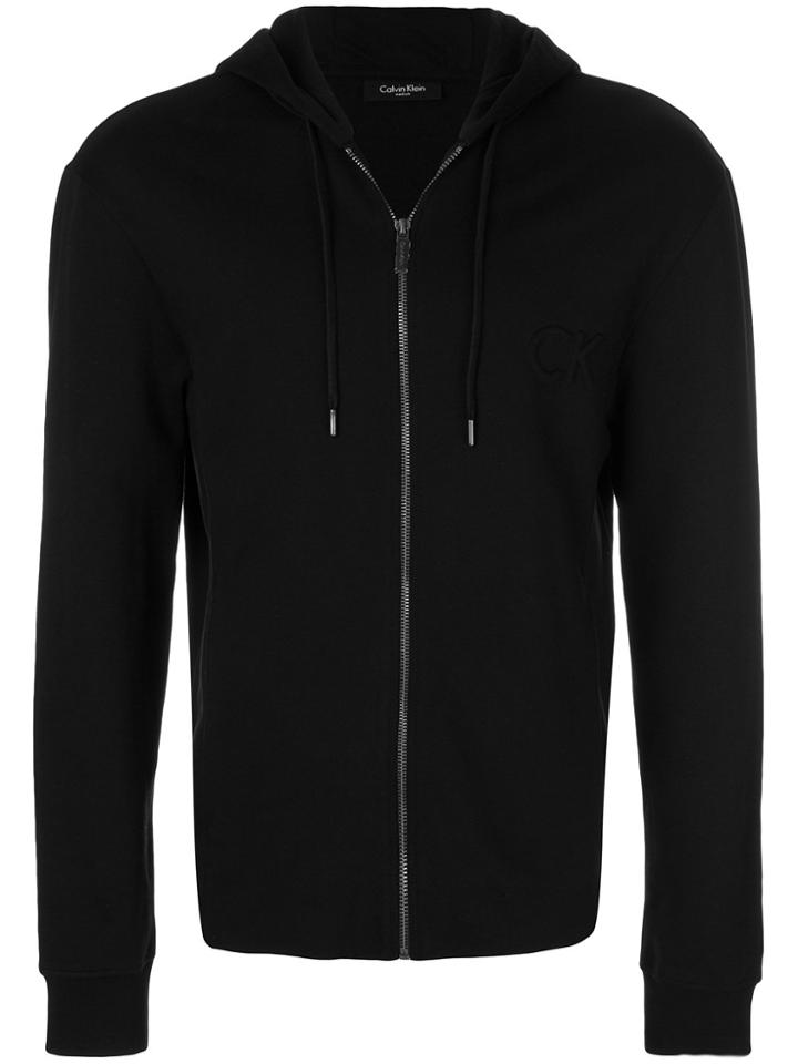 Calvin Klein Zipped Hoodie - Black