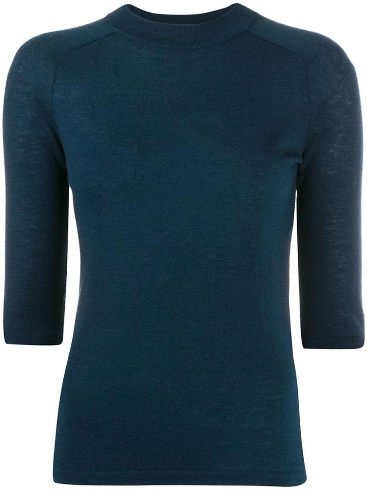 Vince Marl Knitted Top - Blue