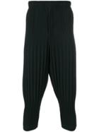Homme Plissé Issey Miyake Ribbed Effect T-shirt - Black
