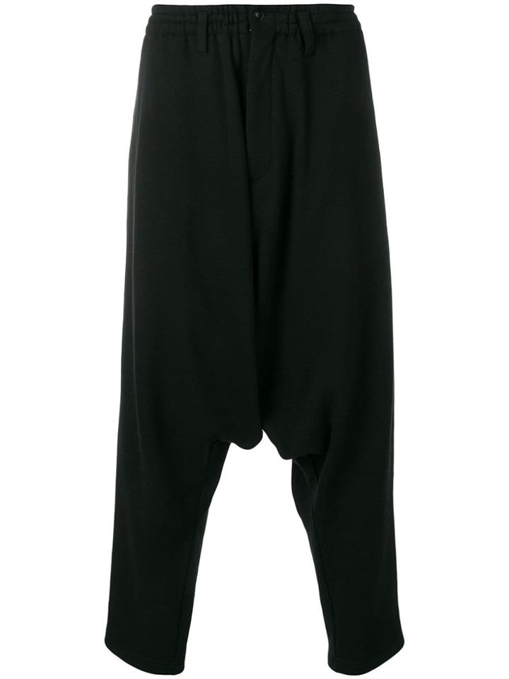 Yohji Yamamoto Regular Sarrouel Trousers - Black