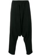 Yohji Yamamoto Regular Sarrouel Trousers - Black