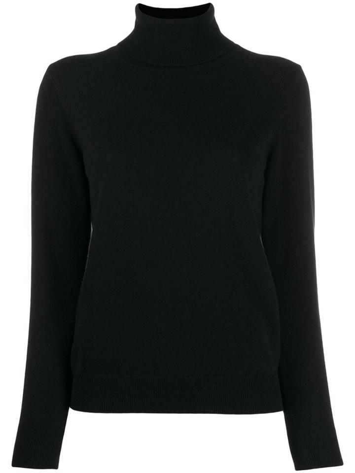 N.peal Polo Neck Sweater - Black